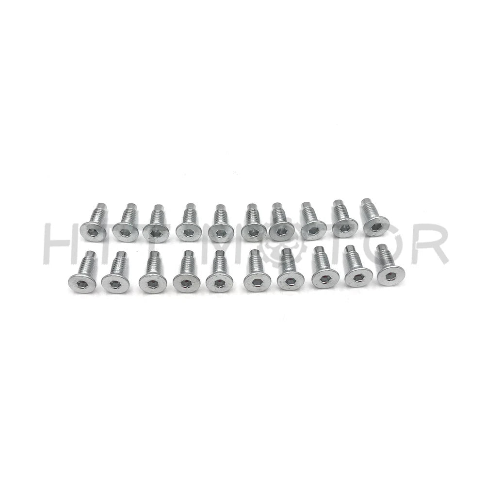 Set of 20 Windshield Hinge Allen Bolts for Jeep CJ YJ TJ Wrangler (1976–2006)