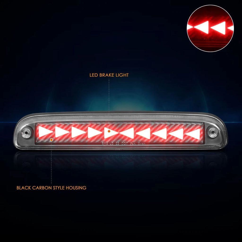 Sequential Triangle LED Third Tail Brake Light for Ford F250-F550 SD (1999–2016)