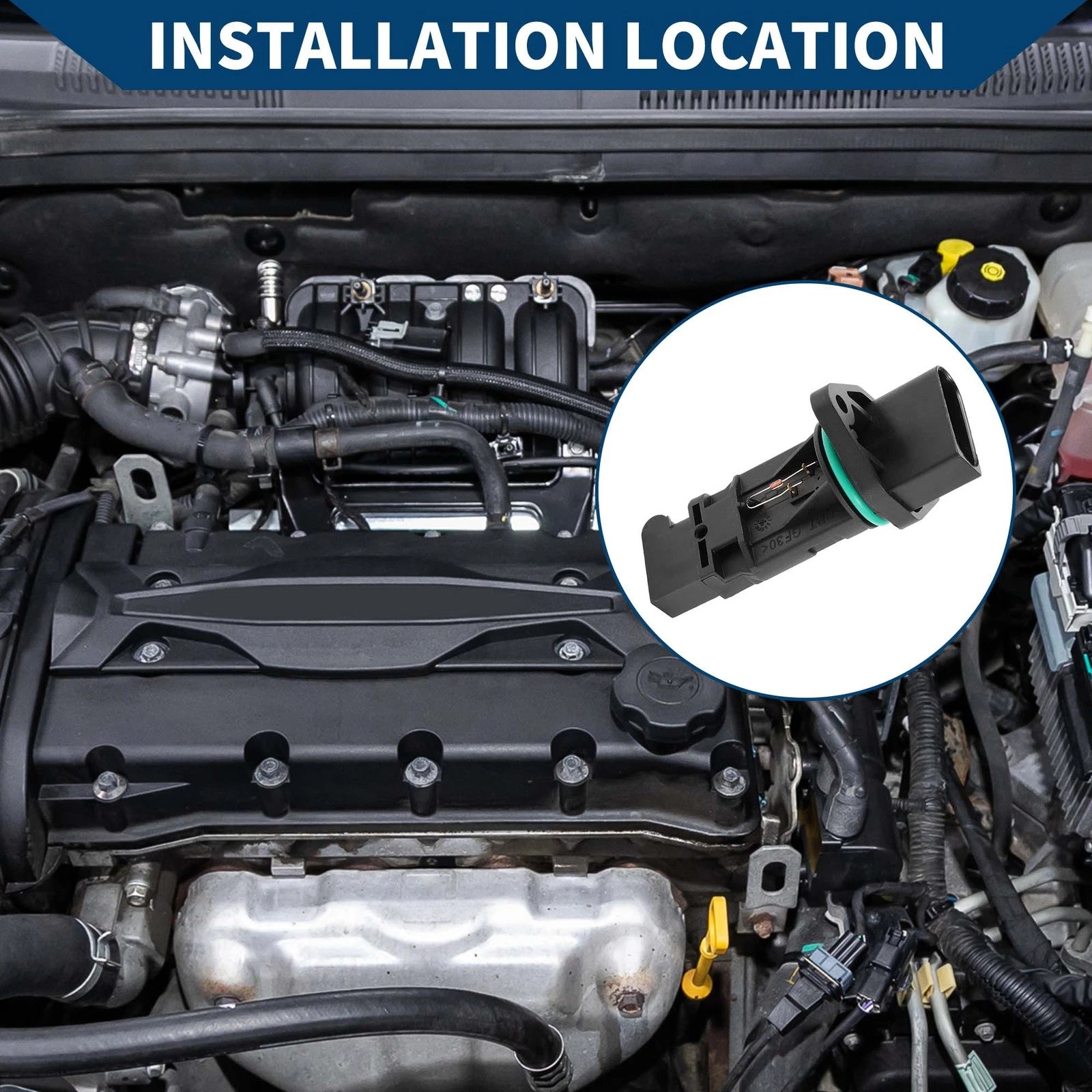 Mass Air Flow Sensor Meter No.077133471M for Audi RS4 (2007–2008) V8 4.2L