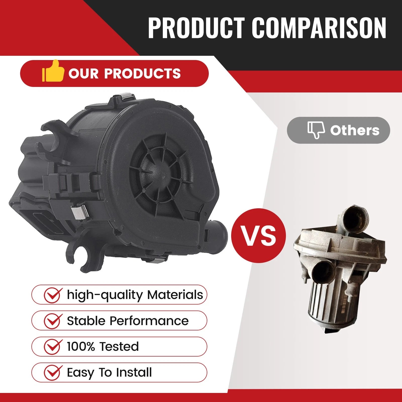 Secondary Air Injection Smog Pump for Subaru Impreza Forester (2008-2014)
