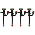 Set of 4 Fuel Injectors for John Deere SE500821 (300) RE38087 RE36939