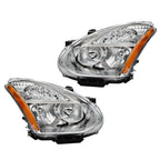 Set of 2 Halogen Headlights for Nissan Rogue (2008–2013) Chrome