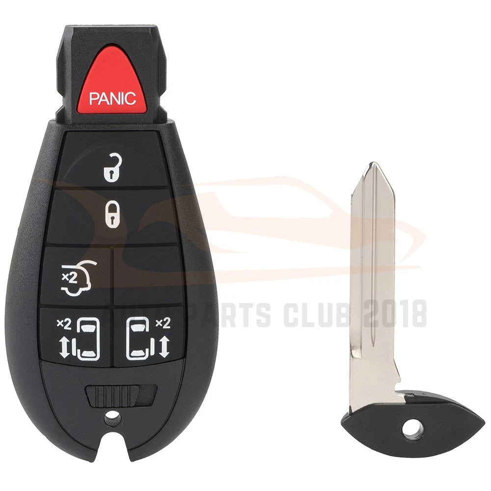 Key Entry Remote Fob 6 Buttons for Chrysler Town and Country (2008–2016)