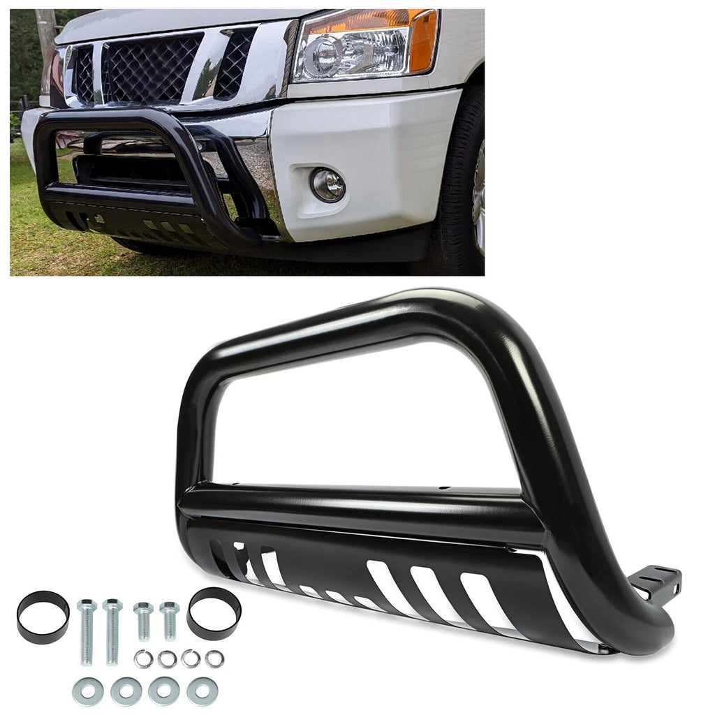 Bull Bar Bumper Grille Guard for Nissan Titan/Armada (2004–2015) Black