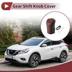 1 Pc Gear Shift Knob Cover for Nissan Murano (2009–2013) Black Brown