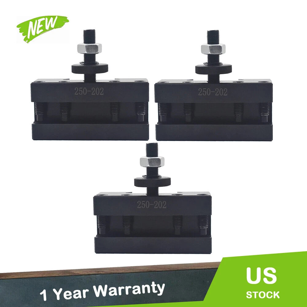 3Pcs Quick Change Turning Facing & Boring Tool Post Holder for BXA (YYYY–YYYY)