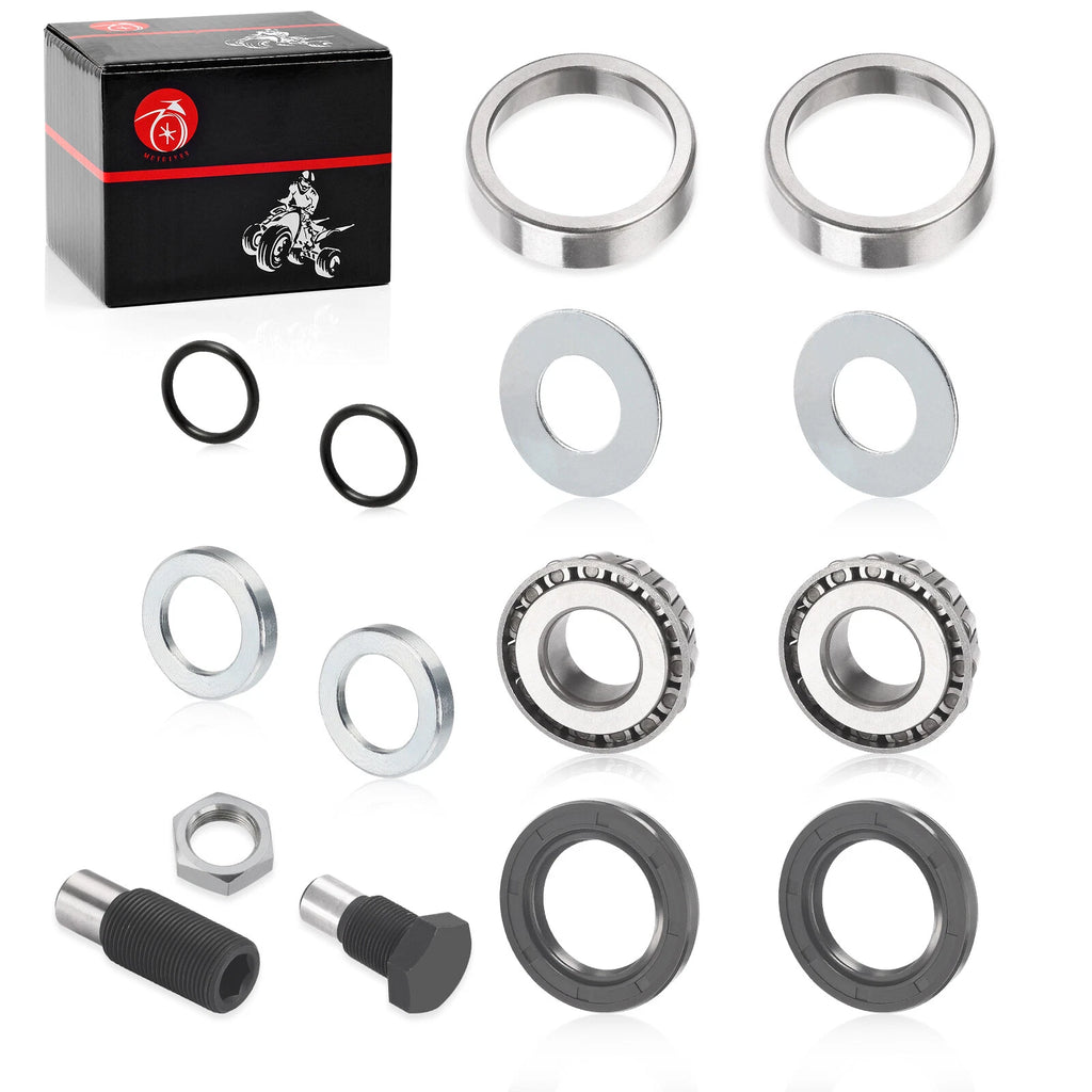 Swing Arm Bearing Seal Kit w/Shaft & Pivot Bolt for Kawasaki Prairie 360 650 700 (2000–2006)