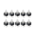 Set of 10 Tactile Push Button Switch 6 Pin 5.8x5.8x10mm