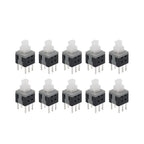 Set of 10 Tactile Push Button Switch 6 Pin 5.8x5.8x10mm