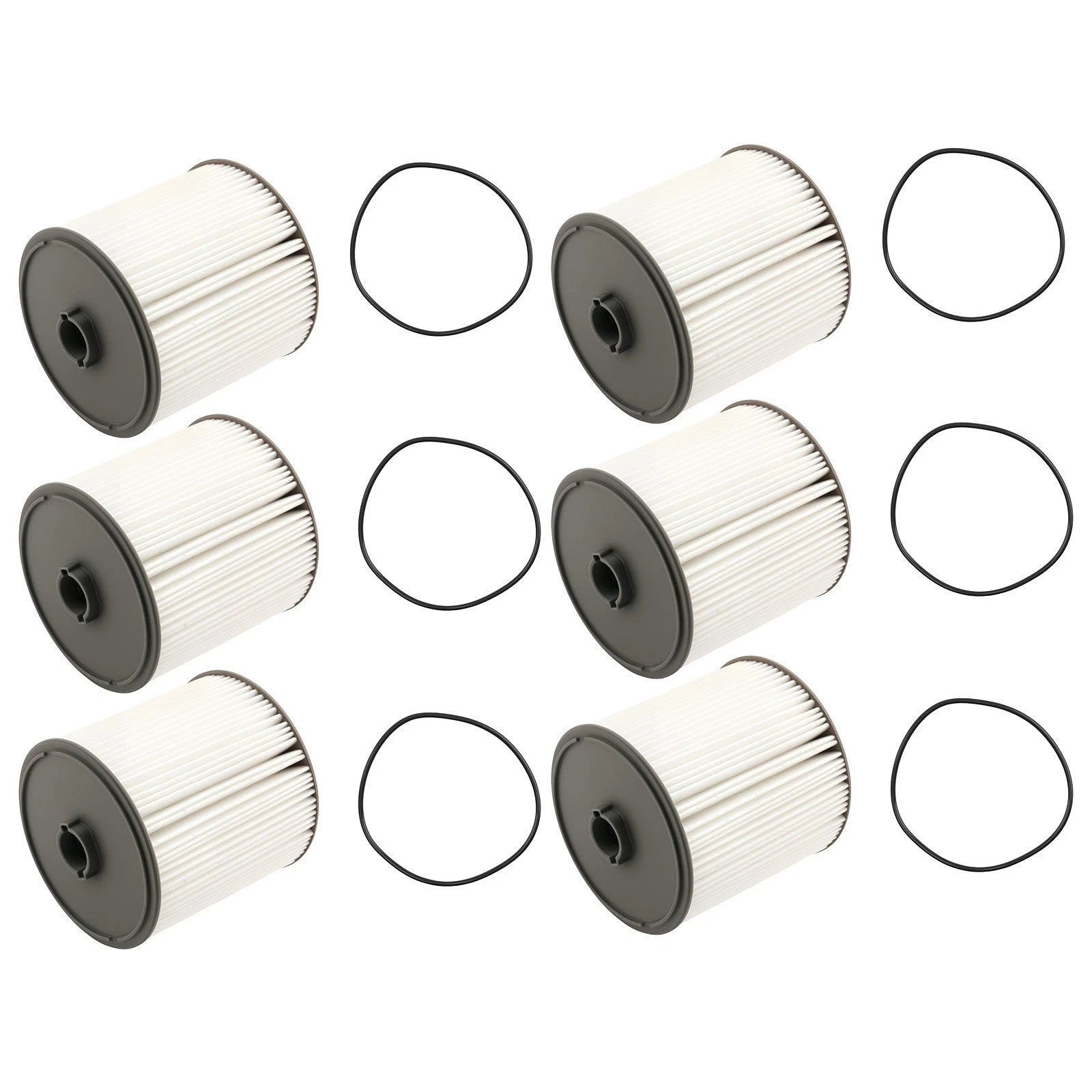 6PCS Fuel Filter Kit for Ram 2500 3500 4500 5500 6.7L (2019–2020) 68436631AA