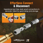 3/8" NPT Female Quick Connect Adapter for Pressure Washer Pump Stainless (–)