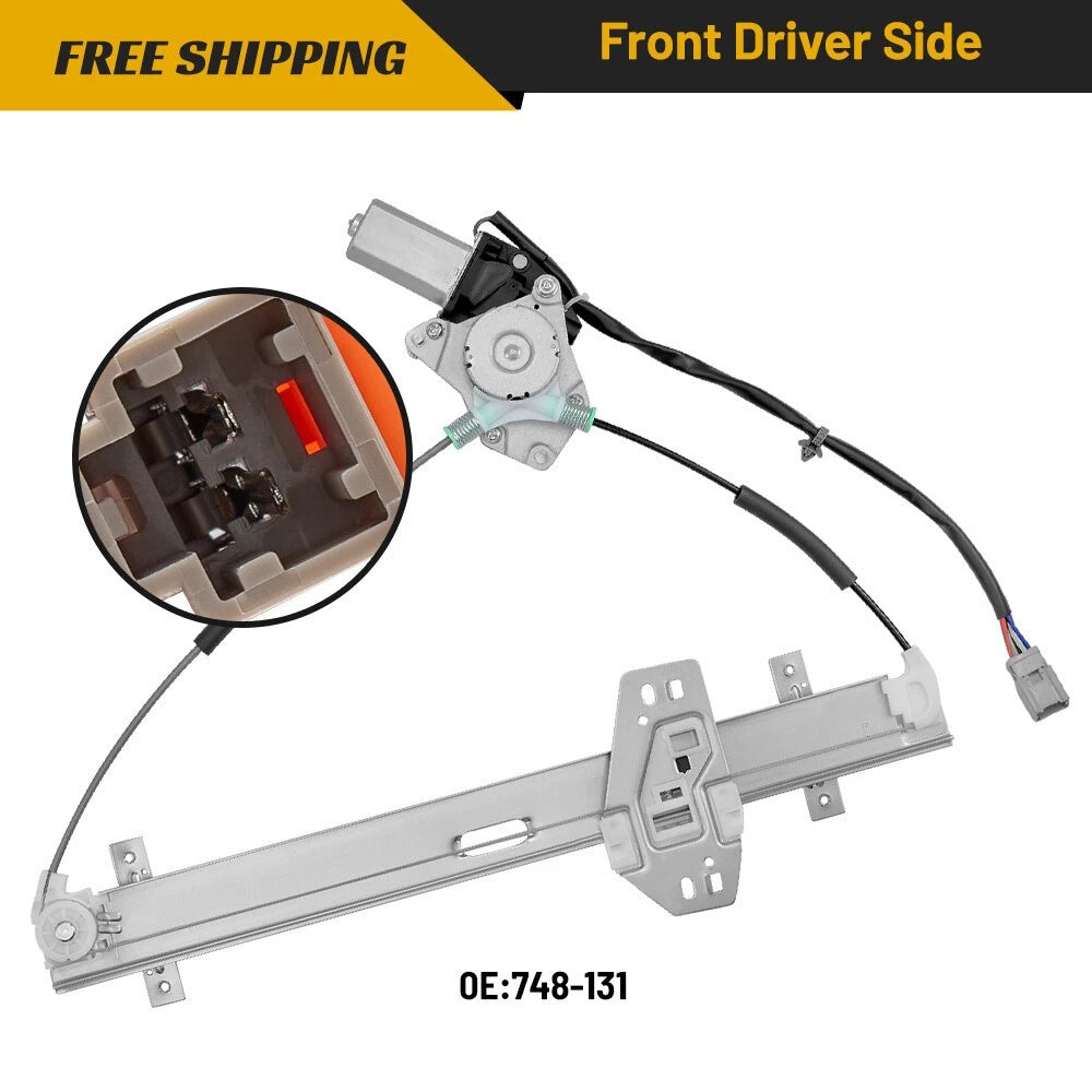 Front Driver Side Power Window Regulator Motor for Honda Element (2003–2011)