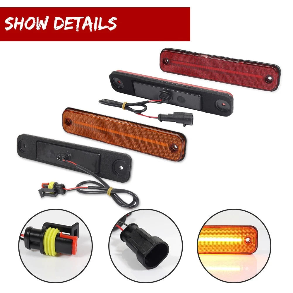 LED Bumper Side Marker Lights for Hummer H2 (2003–2009)