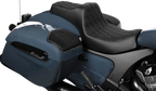 Predator III 2-Up Seat for Harley-Davidson (2014–2023) - Vinyl/Solar Leather
