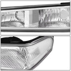 Chrome Housing Clear Lens Headlights for GMC Canyon Chevrolet Colorado (2004–2012)