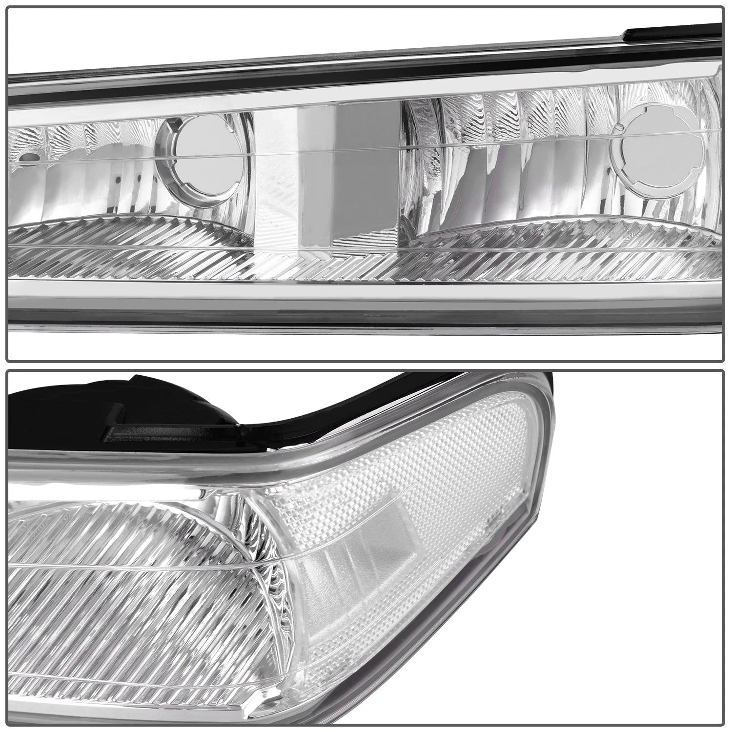 Chrome Housing Clear Lens Headlights for GMC Canyon Chevrolet Colorado (2004–2012)