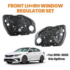 Set of 2 Front Window Regulators for KIA Optima (2016–2020) 82471D4000