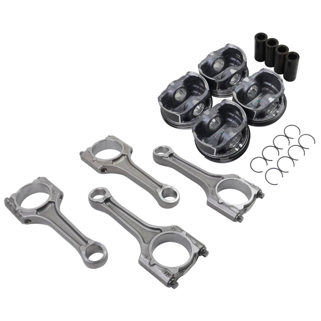 Set of 4 Connecting Rods for Audi A4 Q5 Jetta GTI 2.0 TFSI (2006–2016)