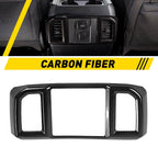 Rear Carbon Fiber AC Air Vent Outlet Cover Trim for Ford F150 (2015–2020)