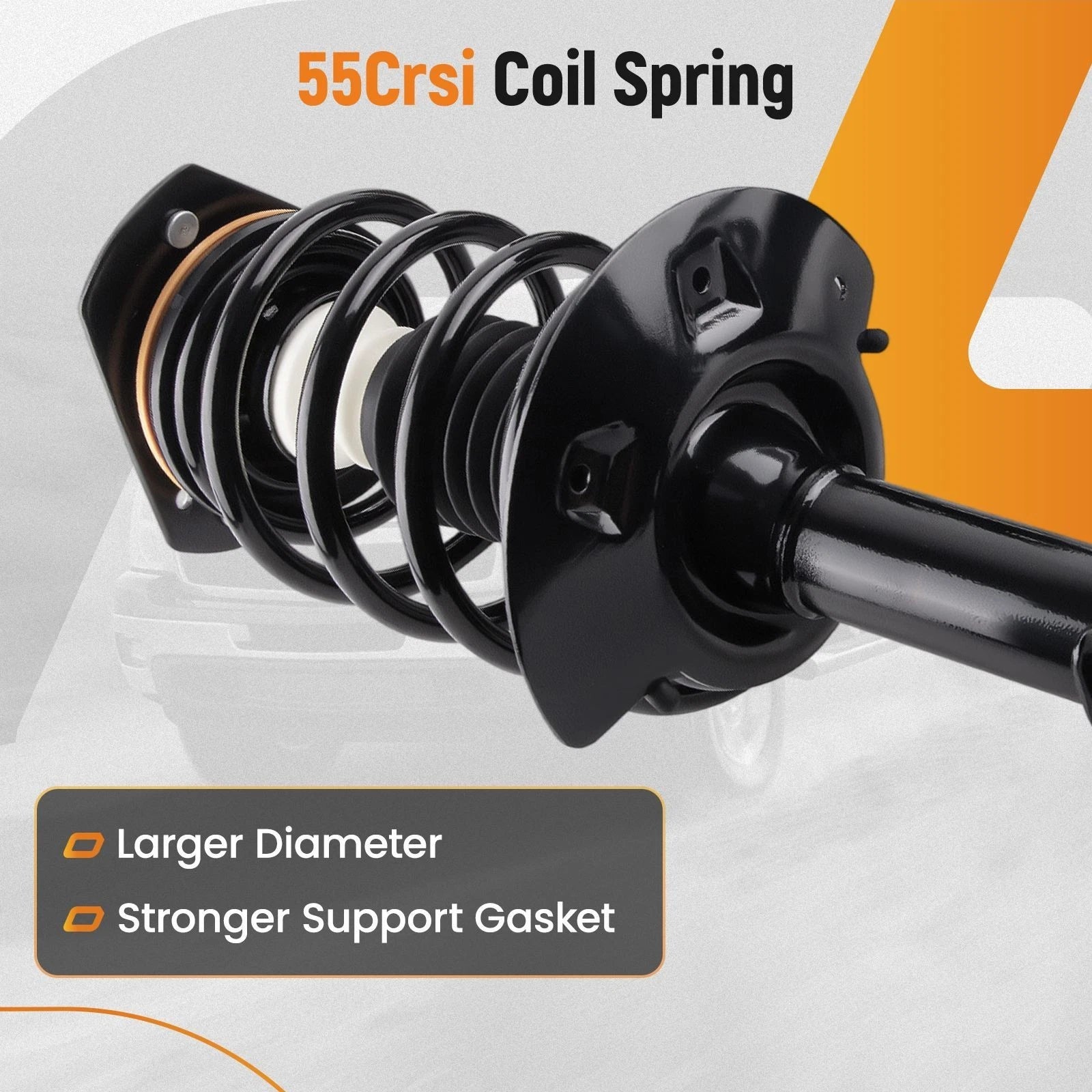 Front Struts w/ Coil Spring Sway Bars Kit for Chevrolet Impala (2006–2013)