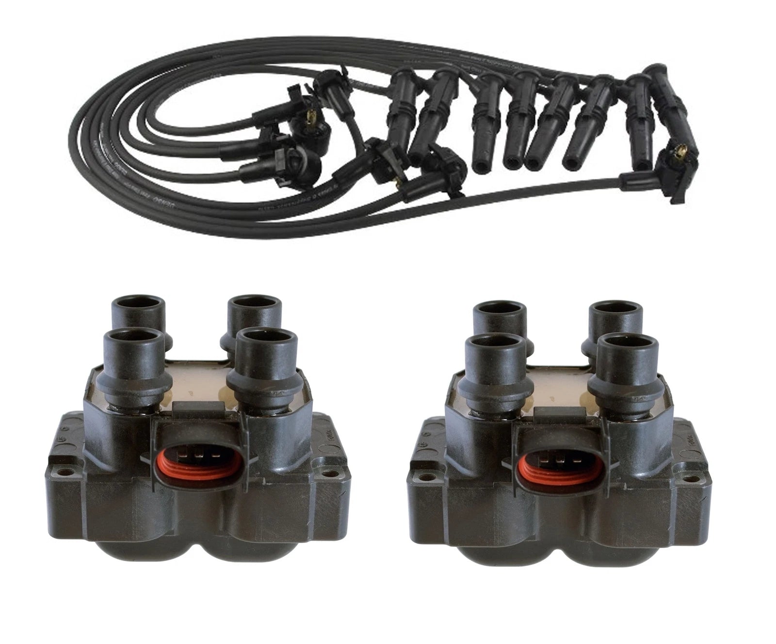 Set of 2 Ignition Coils for Ford Lincoln Mercury 4.6L (Denso)
