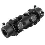 2X Black Universal Steering U-Joint Shaft 3/4" DD X 3/4" DD