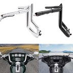 Meathook Handlebars for Harley (10" 12" 14" Rise, 1 1/4" Diameter)