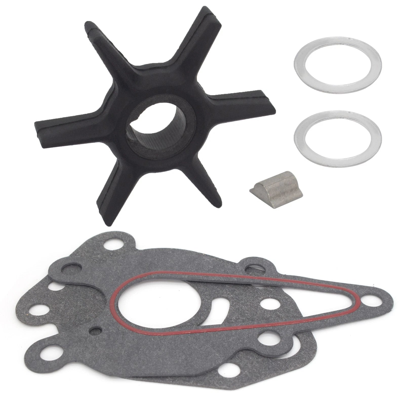 Water Pump Impeller Kit for Mercury Force 9.9hp 15hp (46-42089A3 18-3062)