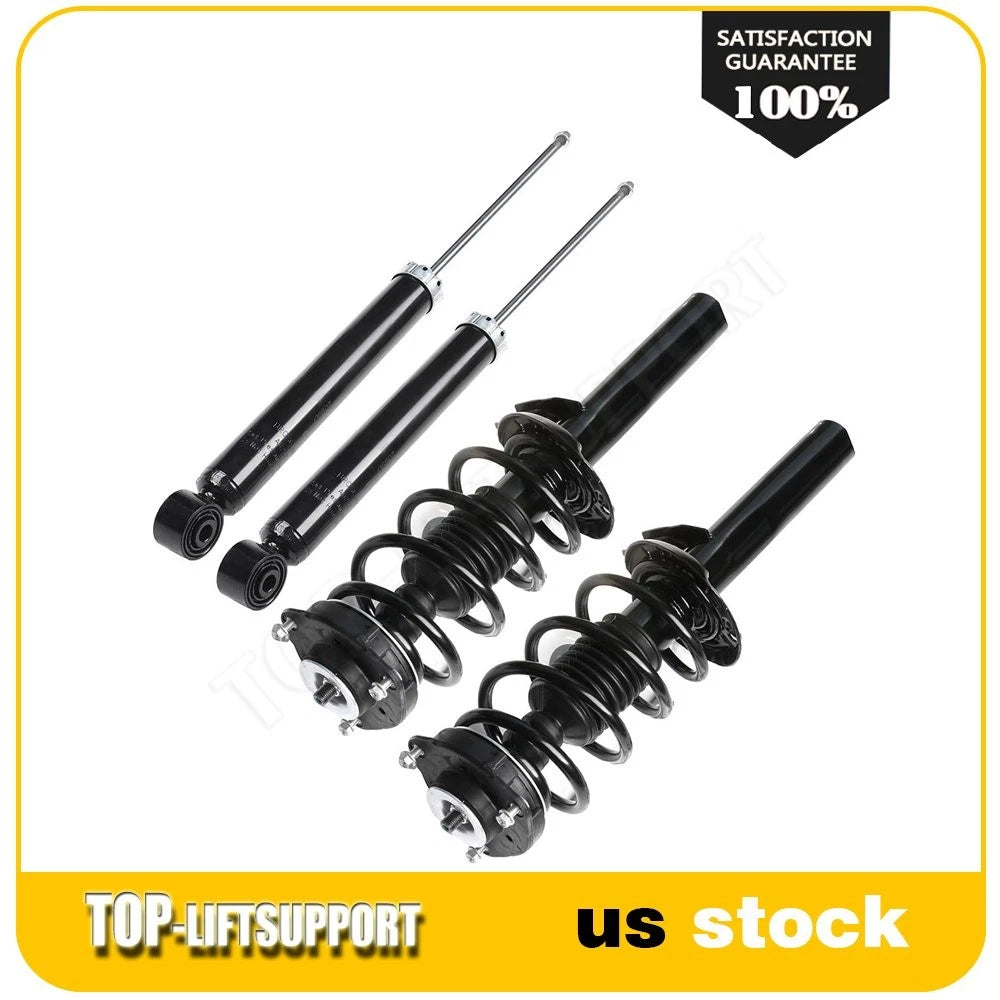 Set of 4 Complete Struts and Rear Shocks for Volkswagen Golf Jetta Passat Rabbit