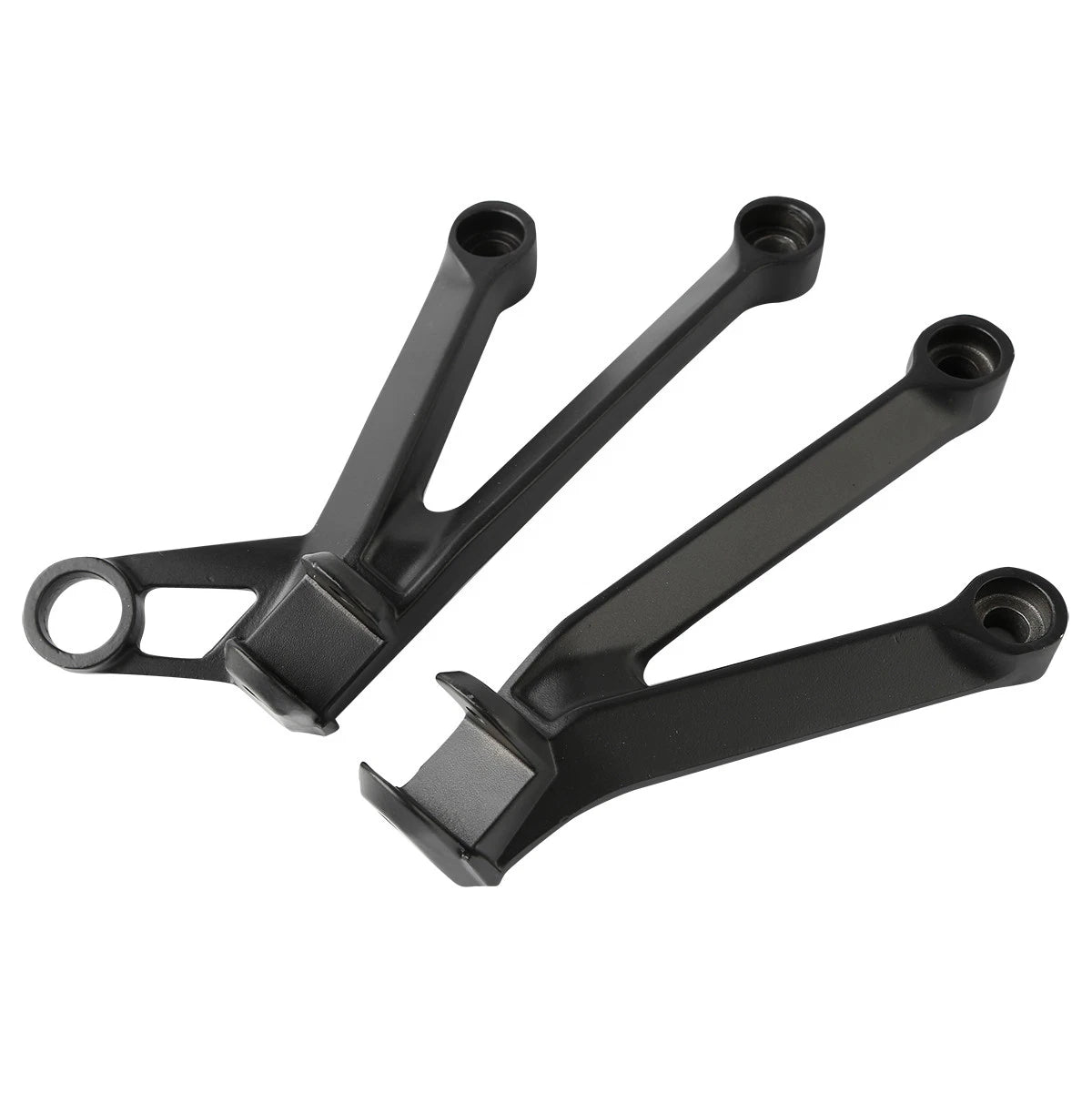 Set of 2 Passenger Footpegs Footrests Brackets for Kawasaki Ninja ZX10R (2004–2005)