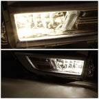 Pair of Smoked Lens Fog Lights with Switch & Silver Bezels for Rogue (2017–2018)