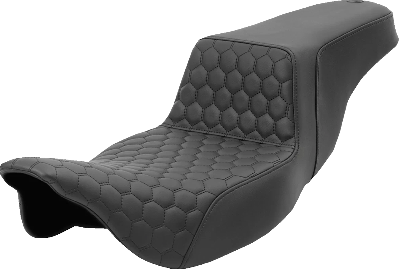 SADDLEMEN Step-Up Seat for FL (2008–2024) Honeycomb Extended Reach 808-07B-178