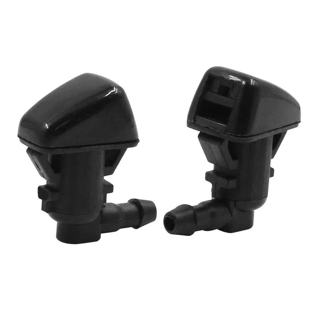 2X Black ABS Windshield Cleaning Nozzles for Ford Escape 