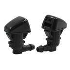2X Black ABS Windshield Cleaning Nozzles for Ford Escape 