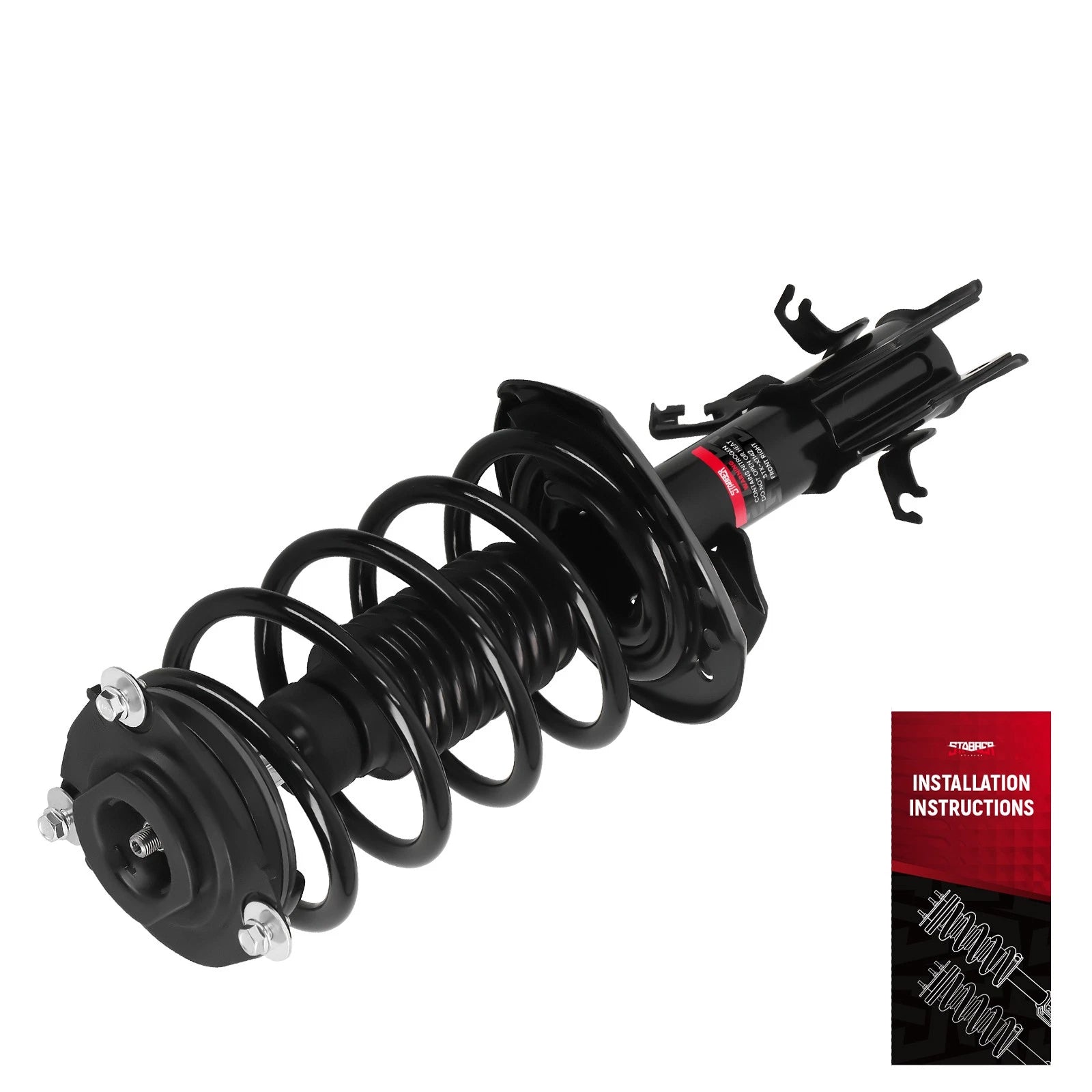 Complete Front Struts w/ Coil Springs for Nissan Sentra (2013)
