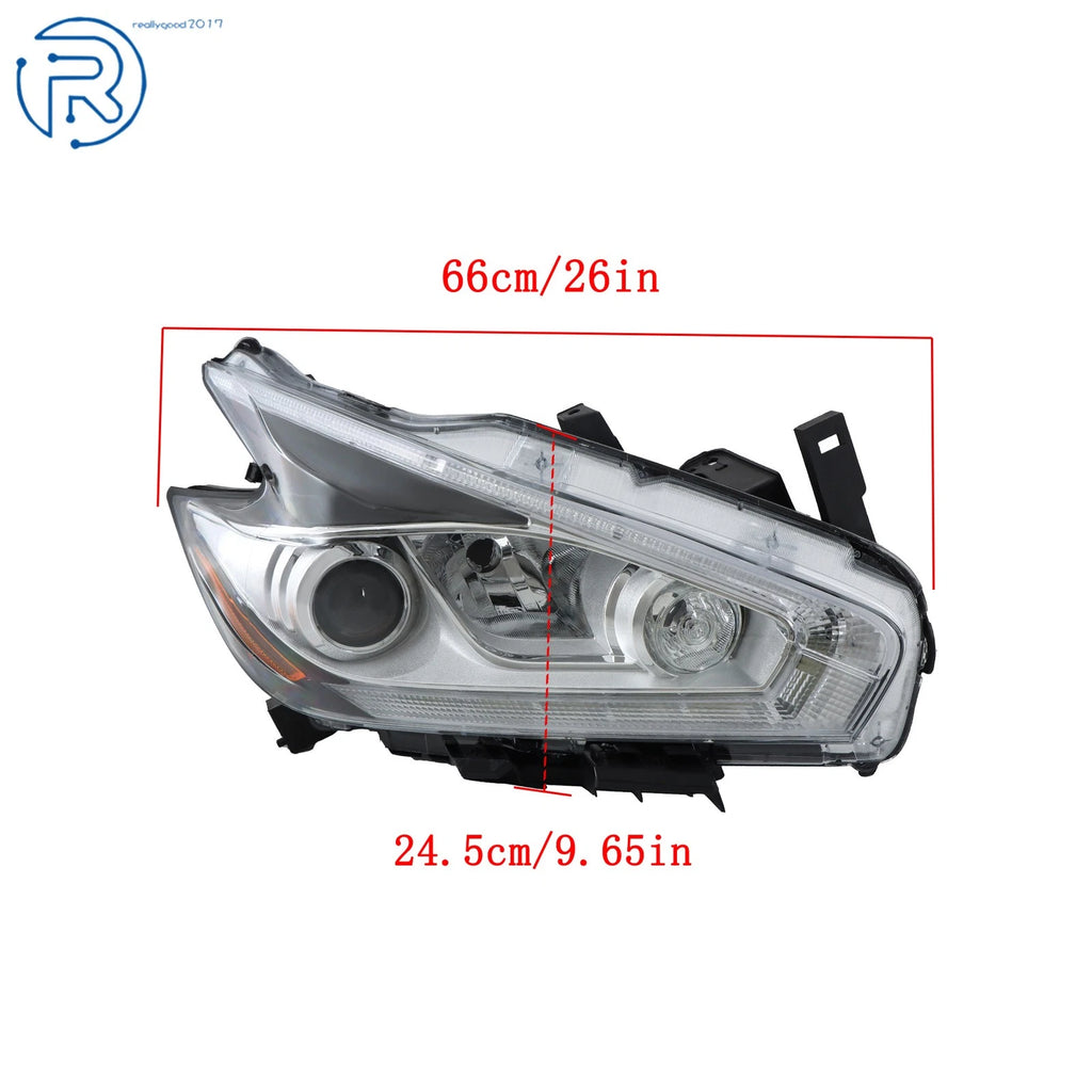 Halogen Headlight for Nissan Murano (2015-2016) with LED DRL Chrome