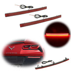 2X LED Tail Brake Lights for Chevy Corvette C7 (2014–2019)