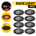 8PCS LED Red Underglow Rock Lights for SUV Jeep ATV UTV