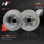 Rear Disc Brake Rotors & Ceramic Pads for BMW X5 (2014–2018)
