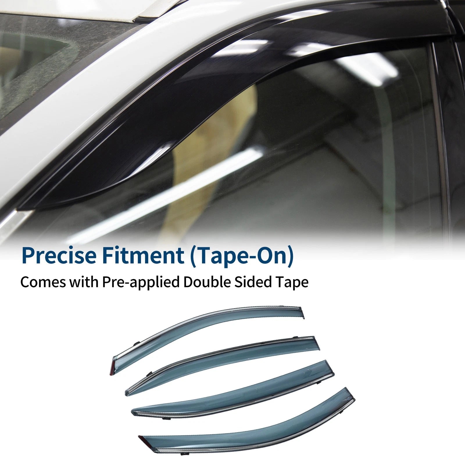 Set of 4 Window Deflectors for Nissan Sentra (2020–2024)