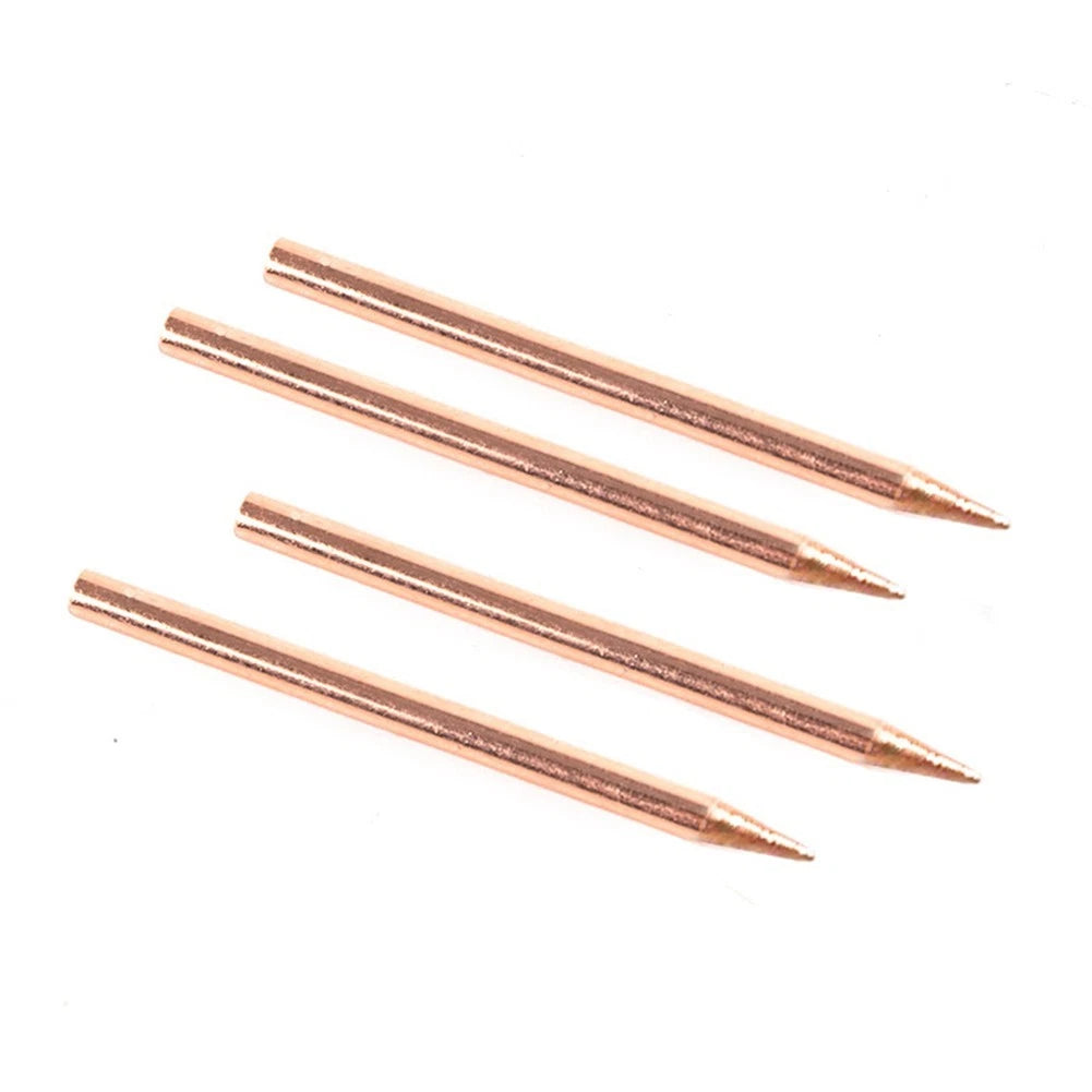 Set of 4 Spot Welder Tips for Battery Production Compatible with Nickel Strips