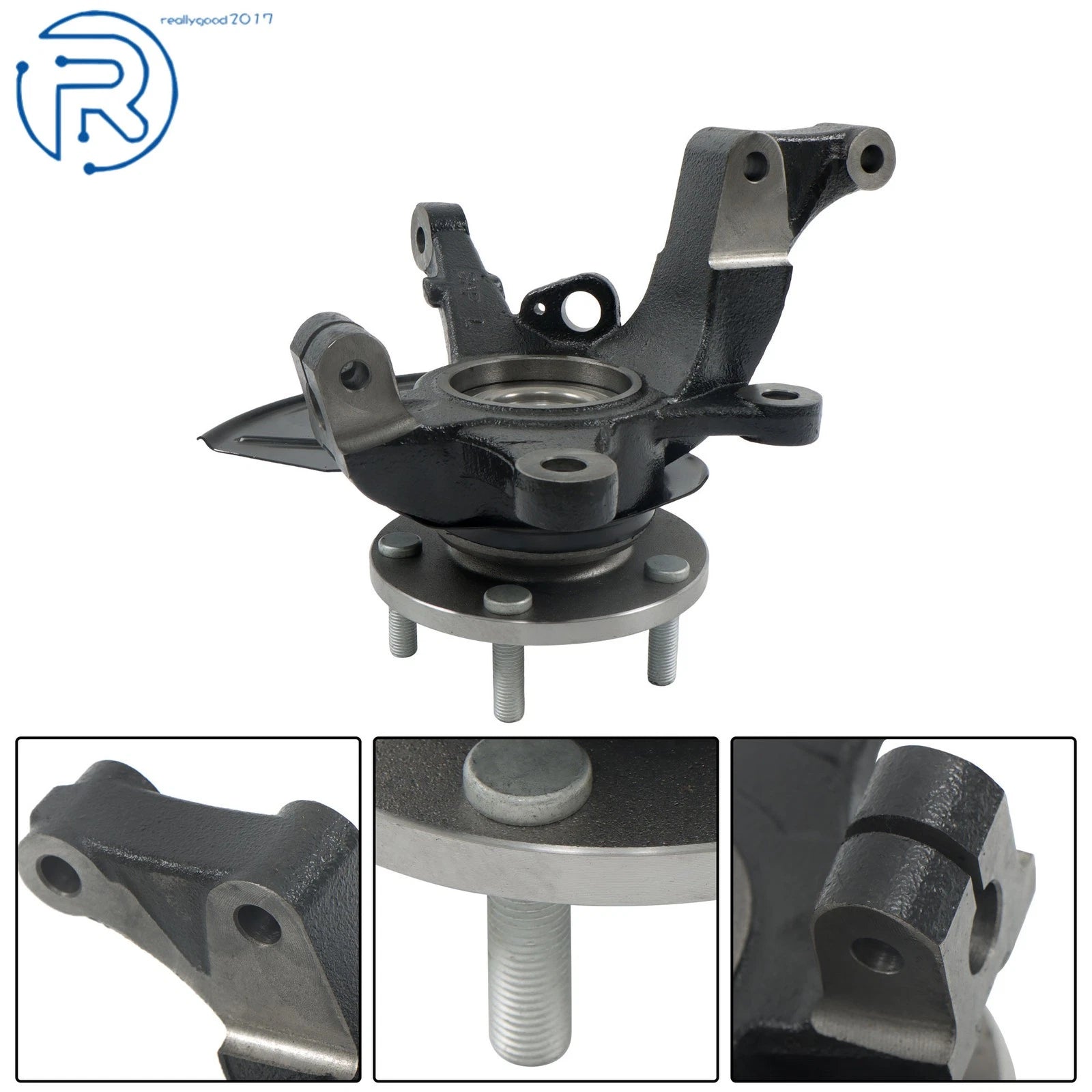 Front Left Knuckle & Wheel Hub Bearing for Ford Escape Mercury Mariner (2005-2012)