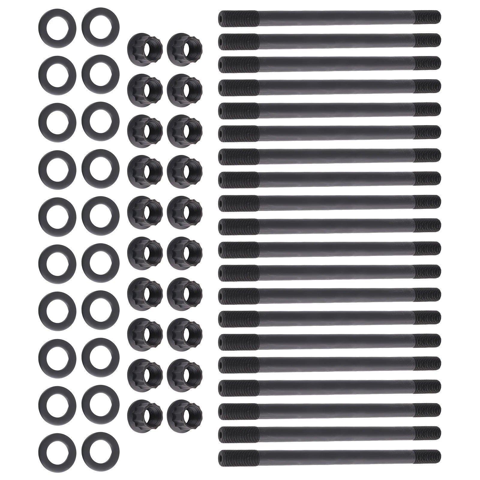 Head Stud Kit with 12-Point Nuts & Washers for Ford F250 F350 (2003–2007)