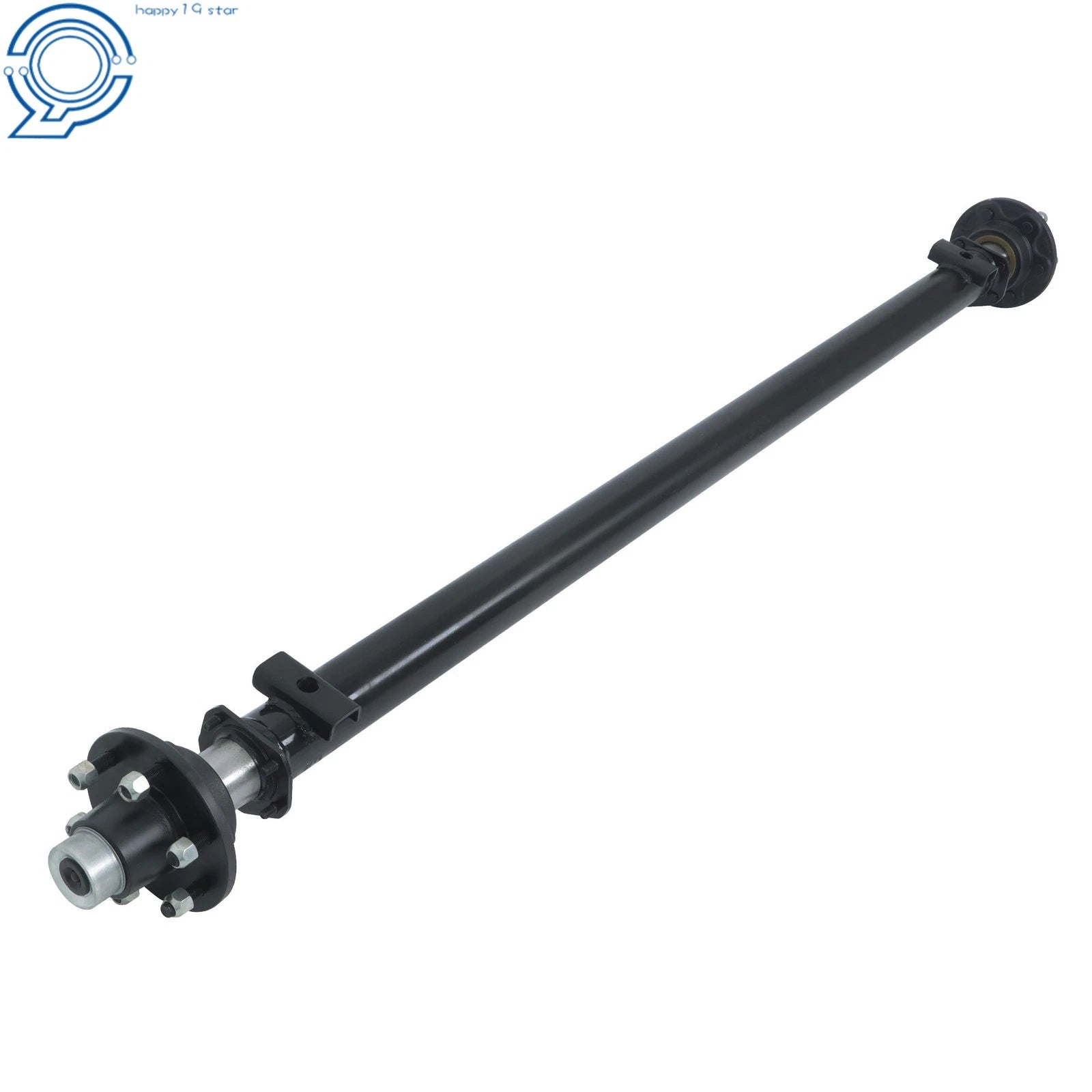 Trailer Axle 6 Lug for 73" Hub Face 58" Spring Center (6000 lbs)
