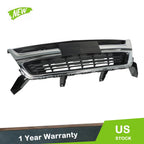 Front Upper Grille for Chevrolet Colorado (2015–2020) Black Chrome