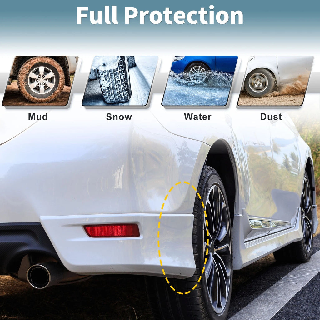 Mud Flaps Kit for Toyota Tacoma (2024–2025) Splash Guards No-Drill