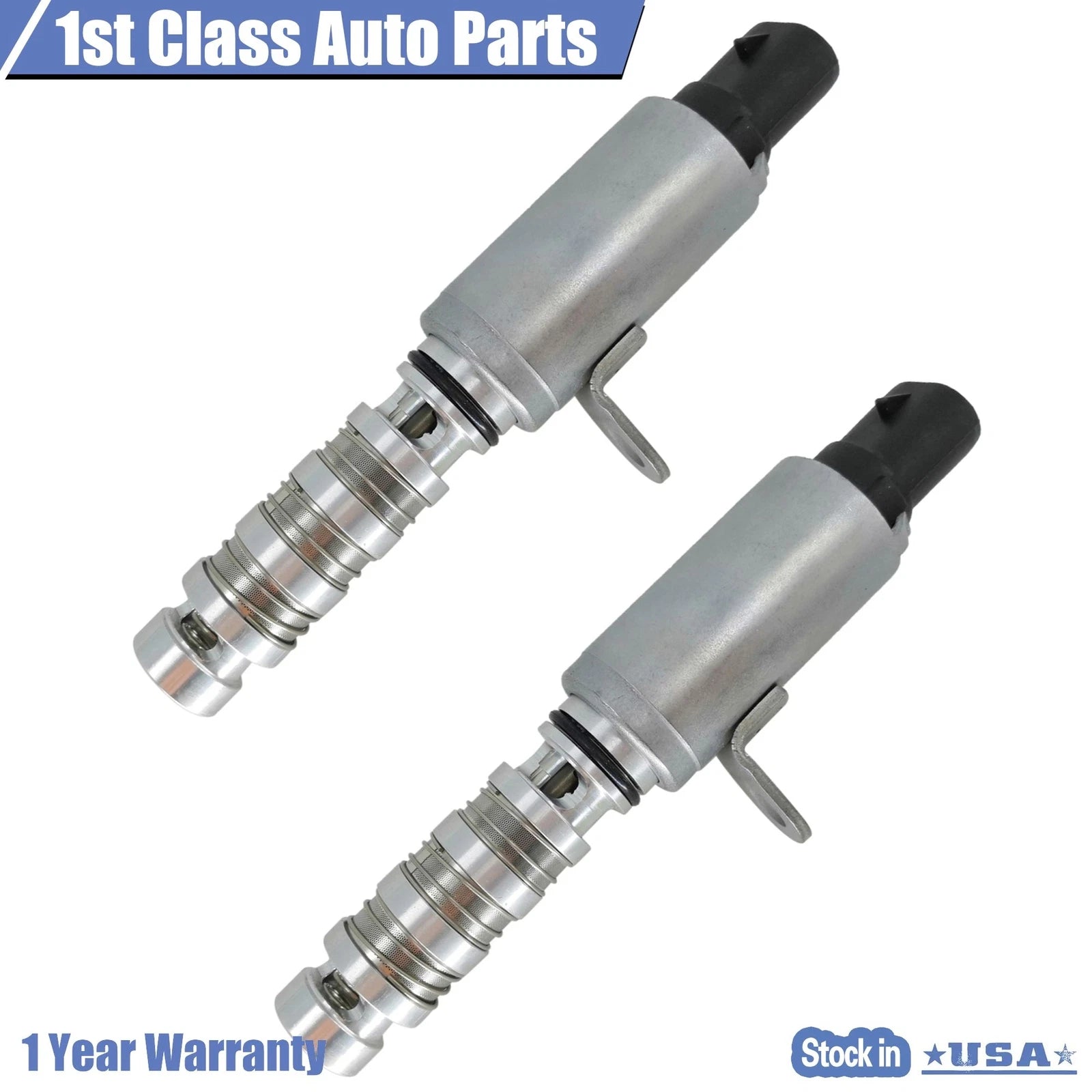 Set of 2 Solenoids with Intake for Hyundai Elantra, Kia (918-034)