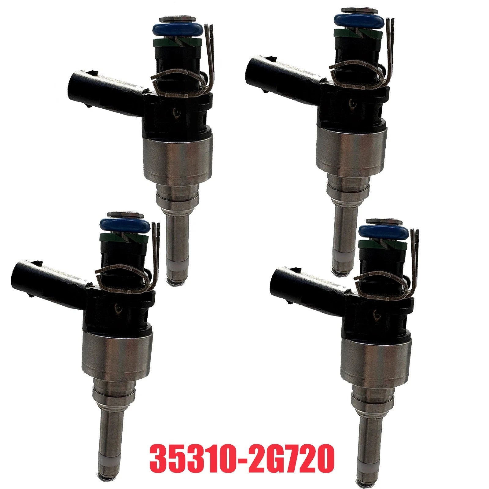 Set of 4 Fuel Injectors 35310-2G720 for Hyundai Kia 2.0 Turbo (2011–2015)