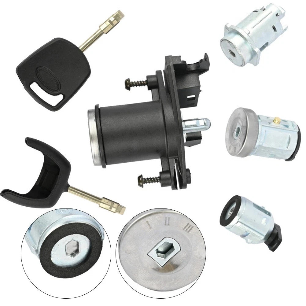 Ignition and Door Lock Set for Ford Fiesta V (2001–2008) with Trunk Lock