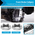 2X Front Brake Caliper for Toyota Land Cruiser HZJ75 FZJ75 Hilux KZN (1975–1999)